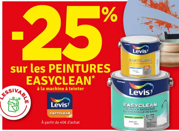 Offre: Peintures easyclean
