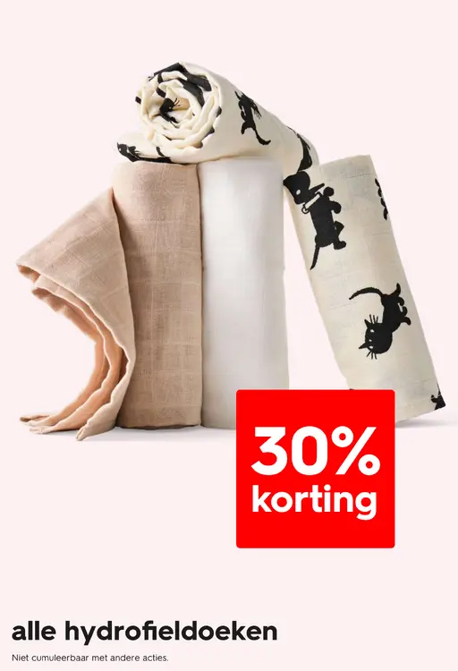 Promotie: Alle hydrofieldoeken