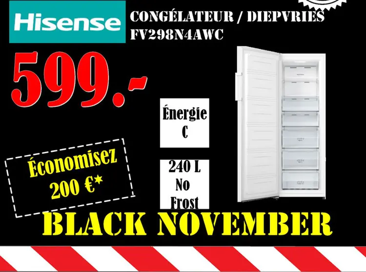 Offre: Congélateur / diepvries fv298n4awc