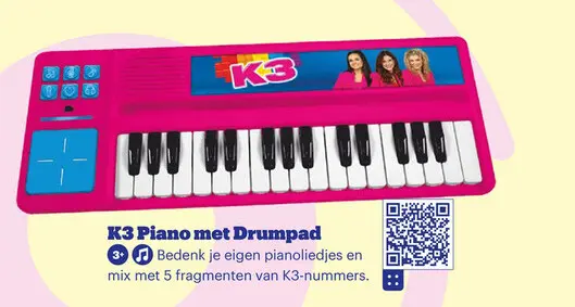 Aanbieding: K3 Piano met Drumpad