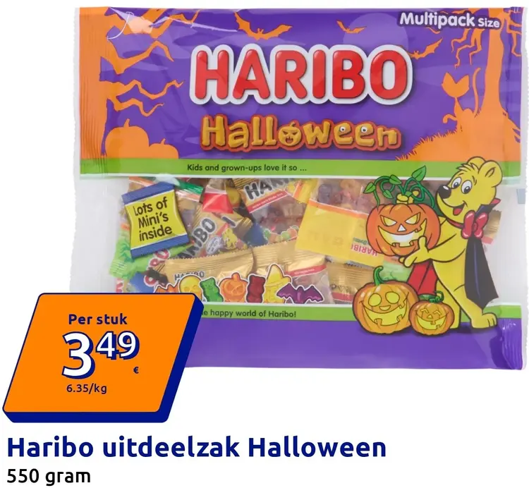 Aanbieding: Uitdeelzak Halloween