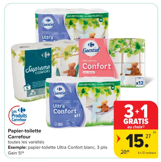 Offre: Papier-toilette