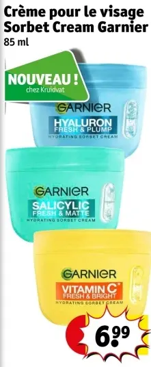 Offre: Crème pour le visage Sorbet Cream