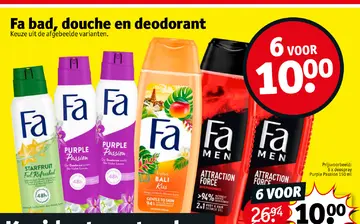 Aanbieding: Fa bad, douche en deodorant