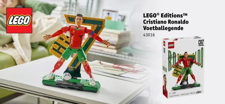Aanbieding: LEGO® Editions™ Cristiano Ronaldo Voetballege