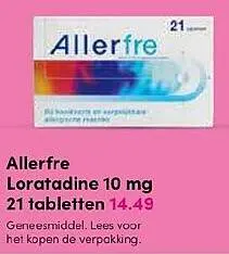 Aanbieding: Loratadine 10 mg 21 tabletten