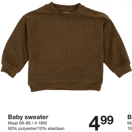 Aanbieding: Baby sweater