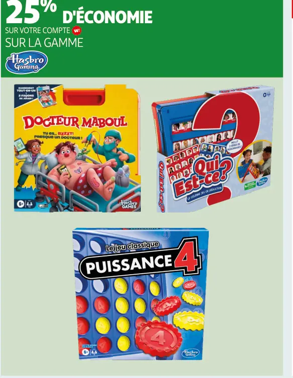 Aanbieding: Docteur Maboul, Qui Est-ce?, Puissance 4