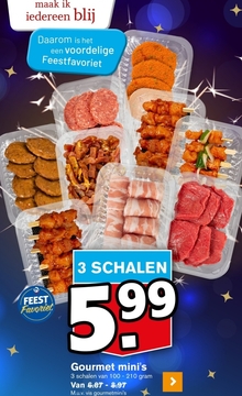 Aanbieding: Gourmet mini's