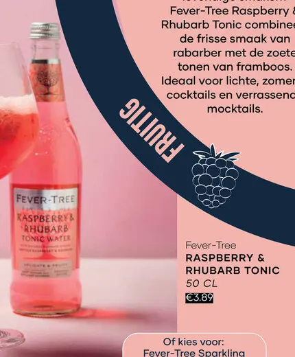 Aanbieding: Fever-Tree Raspberry & Rhubarb Tonic
