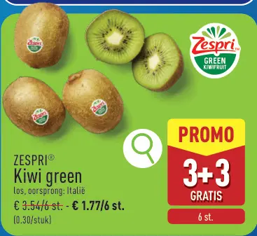 Promotie: Kiwi green