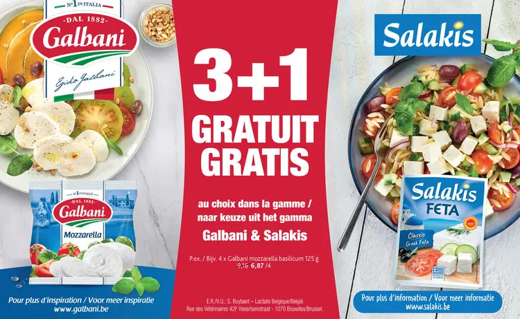 Offre: Galbani mozzarella basilicum