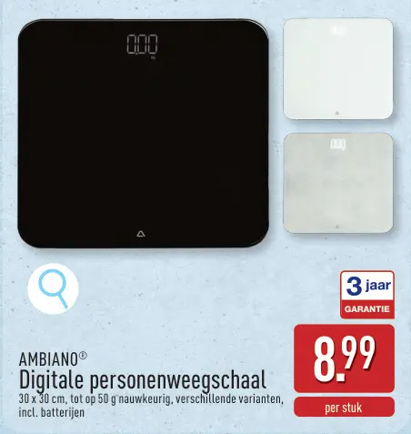 Promotie: Digitale personenweegschaal