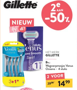 Aanbieding: Wegwerpmesjes Venus Oceana