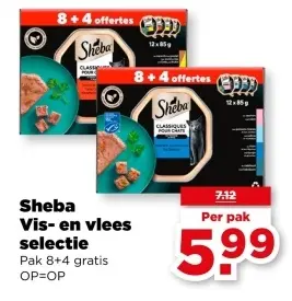 Aanbieding: Vis- en vlees selectie