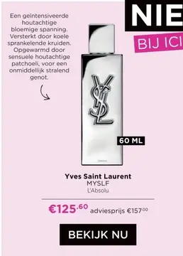 Aanbieding: Yves Saint Laurent MYSLF L'Absolu