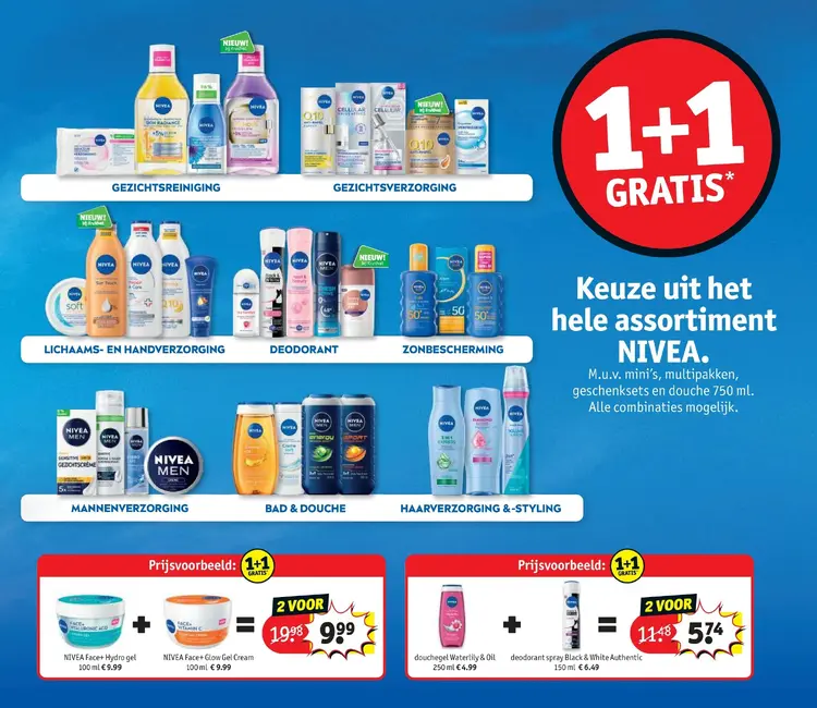 Aanbieding: Hele assortiment Nivea