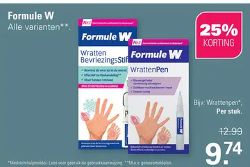 Aanbieding: Formule W