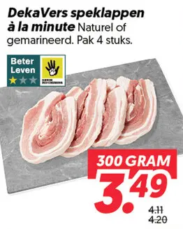 DekaVers speklappen à la minute