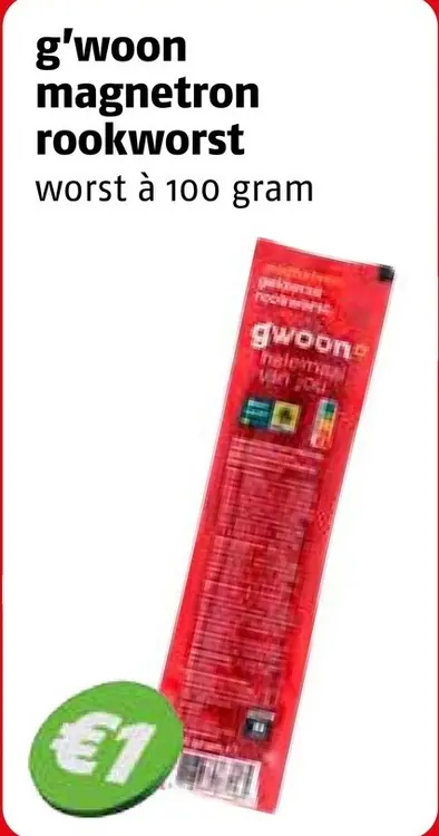 Aanbieding: Magnetron rookworst