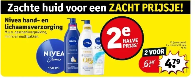 Promotie: Nivea hand- en lichaamsverzorging