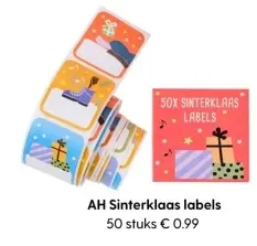 Aanbieding: AH Sinterklaas labels