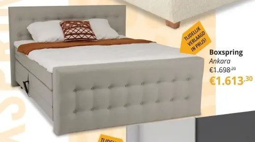 Promotie: Boxspring Ankara