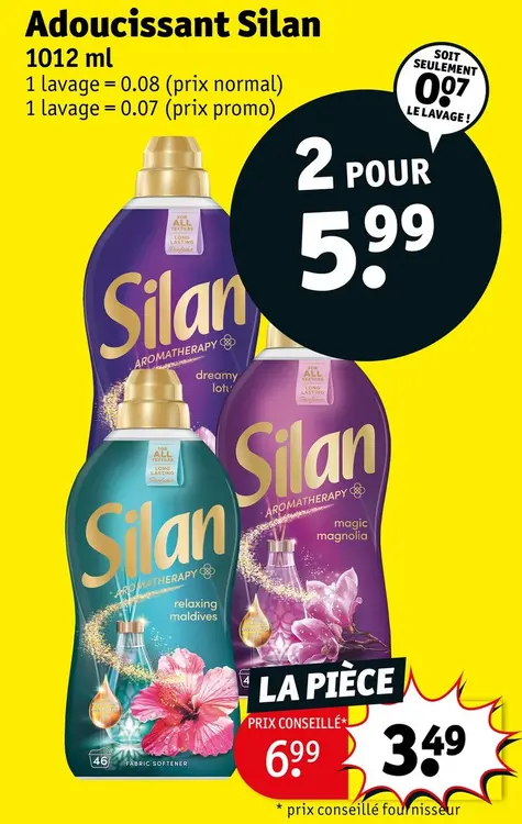Offre: Adoucissant Silan