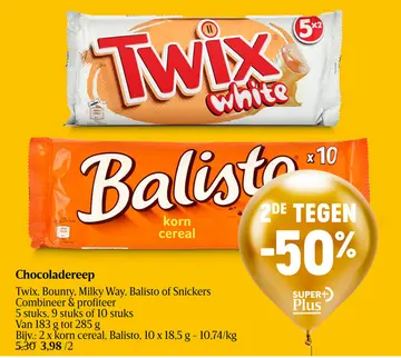 Aanbieding: Chocoladereep