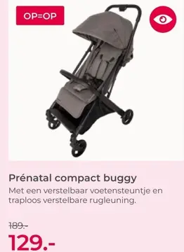 Aanbieding: Prénatal compact buggy
