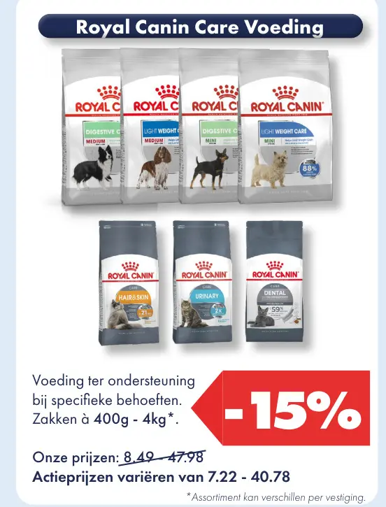Aanbieding: Royal Canin Care Voeding