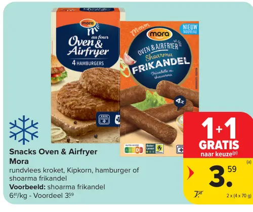 Promotie: Snacks Oven & Airfryer