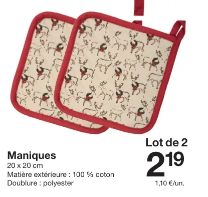 Offre: Maniques