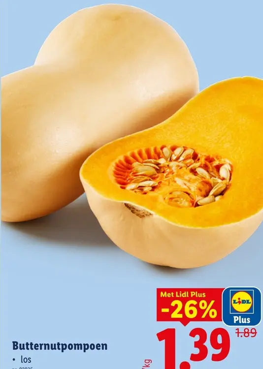 Promotie: Butternutpompoen