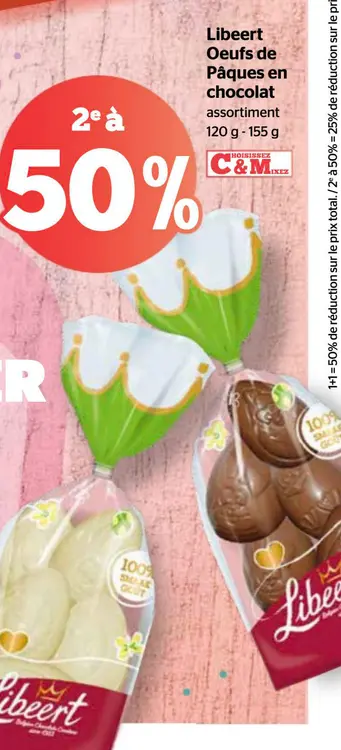 Offre: Libeert Oeufs de Pâques en chocolat