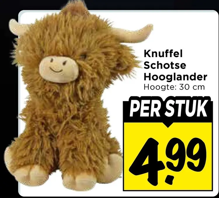Aanbieding: Knuffel Schotse Hooglander
