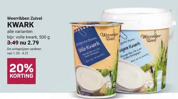 Aanbieding: Kwark