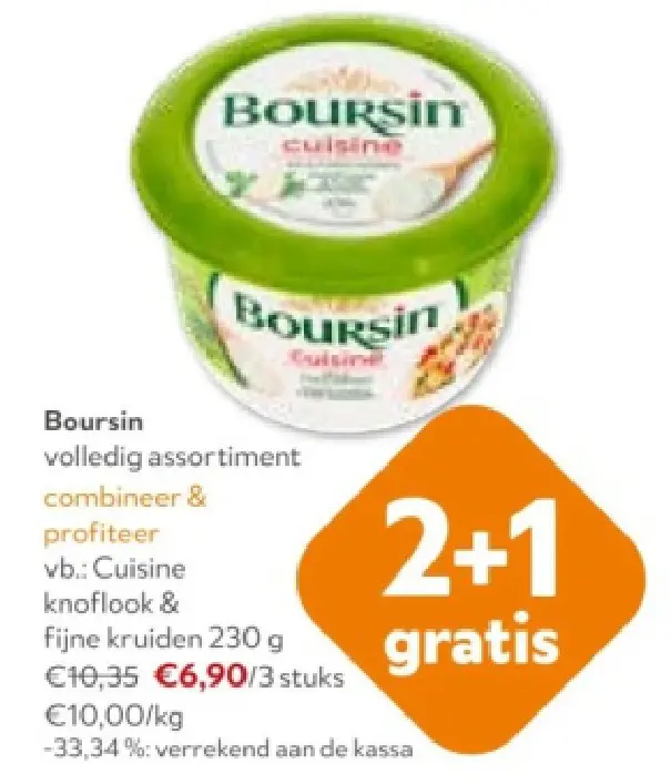 Promotie: Boursin Cuisine