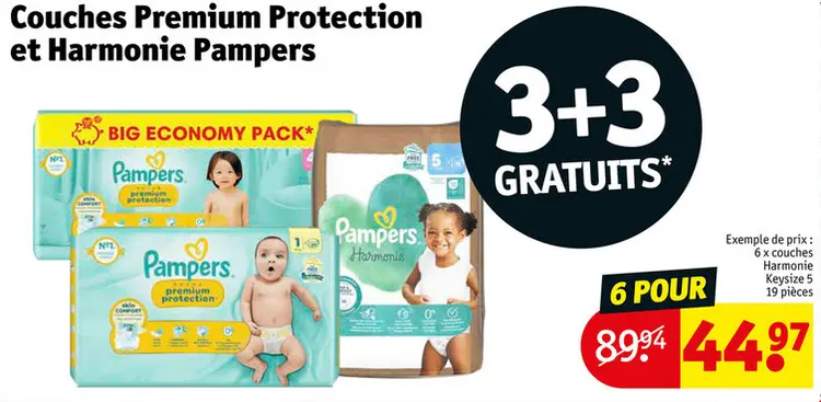 Offre: Couches Premium Protection et Harmonie