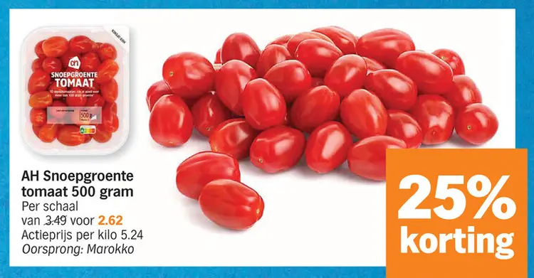 Promotie: Snoepgroente tomaat