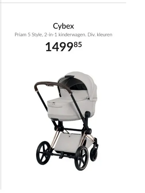 Aanbieding: Priam 5 Style, 2-in-1 kinderwagen