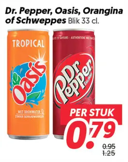 Dr. Pepper, Oasis, Orangina of Schweppes