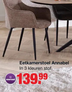 Aanbieding: Eetkamerstoel Annabel Naturel