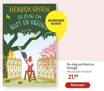 Aanbieding: De slag om Rust en Vreugd