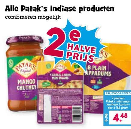 Aanbieding: Patak's Indiase producten