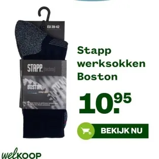 Aanbieding: Stapp werksokken Boston