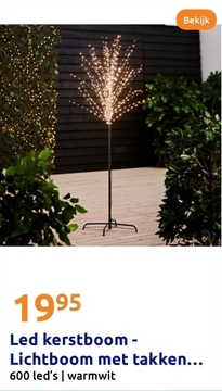 Aanbieding: Led kerstboom - Lichtboom met takken 170 cm