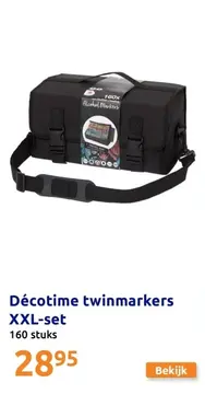 Aanbieding: Décotime twinmarkers XXL-set