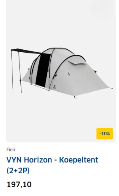 Aanbieding: VYM Horizon - Koepeltent