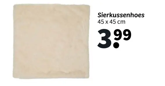 Promotie: Sierkussenhoes